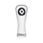White and Black Leather Headcover