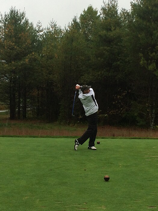 Steve L. letting it rip.