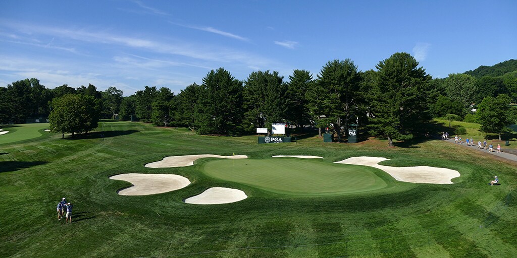 No. 16 | Par 3 | 230 yds. It’s a cool downhill...